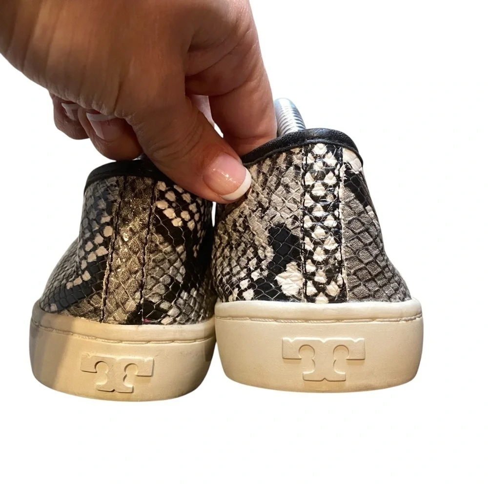 Tory Burch Snakeskin Slip-on Huarache Sneakers / Slip Ons Sz 10 New